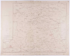 [Mapa Polski Środkowej] według karty jen. Chrzanowskiego.