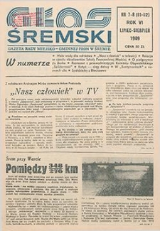 Głos Śremski 1989.07-08 R.6 Nr7-8(61-62)
