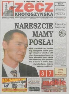 Rzecz Krotoszyńska 2007.10.23 Nr43(655)