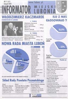 Informator Miejski Lubonia 2002.11 Nr11(41)