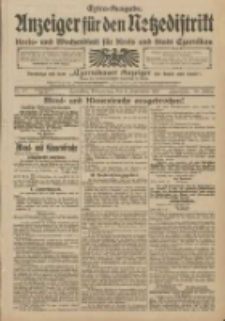 Anzeiger für den Netzedistrikt Kreis- und Wochenblatt für Kreis und Stadt Czarnikau 1910.09.08 Jg.58 Nr107