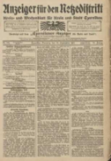 Anzeiger für den Netzedistrikt Kreis- und Wochenblatt für Kreis und Stadt Czarnikau 1910.09.13 Jg.58 Nr109