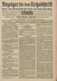 Anzeiger für den Netzedistrikt Kreis- und Wochenblatt für Kreis und Stadt Czarnikau 1910.09.20 Jg.58 Nr112
