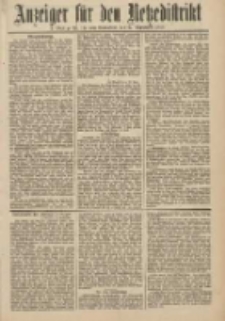 Anzeiger für den Netzedistrikt Kreis- und Wochenblatt für Kreis und Stadt Czarnikau 1910.09.24 Jg.58 Nr114