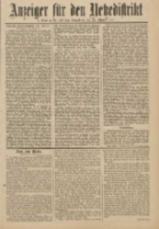 Anzeiger für den Netzedistrikt Kreis- und Wochenblatt für Kreis und Stadt Czarnikau 1910.10.22 Jg.58 Nr126