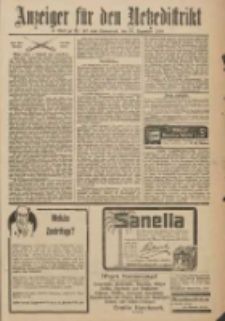 Anzeiger für den Netzedistrikt Kreis- und Wochenblatt für Kreis und Stadt Czarnikau 1910.12.10 Jg.58 Nr147