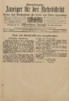 Anzeiger für den Netzedistrikt Kreis- und Wochenblatt für Kreis und Stadt Czarnikau 1911.01.04 Jg.59 Nr4