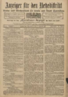 Anzeiger für den Netzedistrikt Kreis- und Wochenblatt für Kreis und Stadt Czarnikau 1911.01.07 Jg.59 Nr4