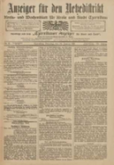 Anzeiger für den Netzedistrikt Kreis- und Wochenblatt für Kreis und Stadt Czarnikau 1911.01.24 Jg.59 Nr11