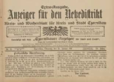 Anzeiger für den Netzedistrikt Kreis- und Wochenblatt für Kreis und Stadt Czarnikau 1911.01.31 Jg.59 Nr14