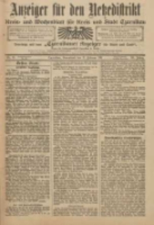 Anzeiger für den Netzedistrikt Kreis- und Wochenblatt für Kreis und Stadt Czarnikau 1911.02.11 Jg.59 Nr19