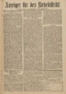 Anzeiger für den Netzedistrikt Kreis- und Wochenblatt für Kreis und Stadt Czarnikau 1911.02.11 Jg.59 Nr19