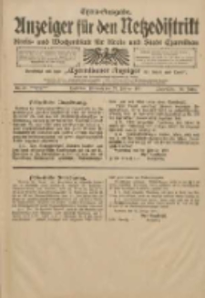 Anzeiger für den Netzedistrikt Kreis- und Wochenblatt für Kreis und Stadt Czarnikau 1911.02.22 Jg.59 Nr24
