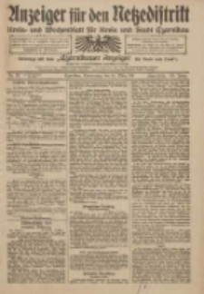 Anzeiger für den Netzedistrikt Kreis- und Wochenblatt für Kreis und Stadt Czarnikau 1911.03.16 Jg.59 Nr33