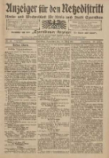 Anzeiger für den Netzedistrikt Kreis- und Wochenblatt für Kreis und Stadt Czarnikau 1911.03.18 Jg.59 Nr34