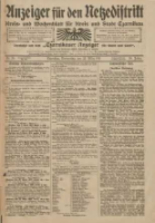 Anzeiger für den Netzedistrikt Kreis- und Wochenblatt für Kreis und Stadt Czarnikau 1911.03.23 Jg.59 Nr36