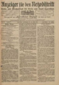 Anzeiger für den Netzedistrikt Kreis- und Wochenblatt für Kreis und Stadt Czarnikau 1911.03.25 Jg.59 Nr37