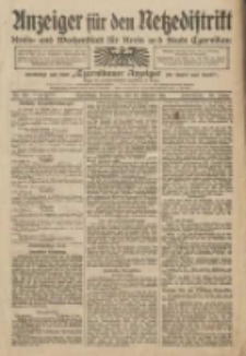 Anzeiger für den Netzedistrikt Kreis- und Wochenblatt für Kreis und Stadt Czarnikau 1911.10.19 Jg.59 Nr126