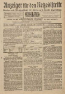 Anzeiger für den Netzedistrikt Kreis- und Wochenblatt für Kreis und Stadt Czarnikau 1911.11.09 Jg.59 Nr135