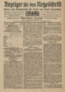 Anzeiger für den Netzedistrikt Kreis- und Wochenblatt für Kreis und Stadt Czarnikau 1911.11.18 Jg.59 Nr139