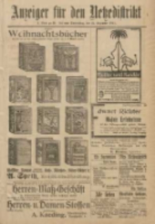 Anzeiger für den Netzedistrikt Kreis- und Wochenblatt für Kreis und Stadt Czarnikau 1911.12.21 Jg.59 Nr152
