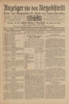Anzeiger f&uuml;r den Netzedistrikt Kreis- und Wochenblatt f&uuml;r Kreis und Stadt Czarnikau 1912.01.25 Jg.60 Nr11