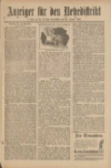 Anzeiger f&uuml;r den Netzedistrikt Kreis- und Wochenblatt f&uuml;r Kreis und Stadt Czarnikau 1912.01.27 Jg.60 Nr12