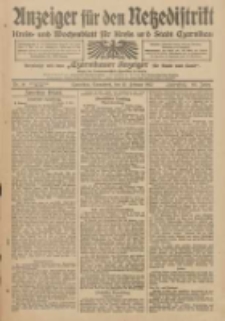 Anzeiger für den Netzedistrikt Kreis- und Wochenblatt für Kreis und Stadt Czarnikau 1912.02.10 Jg.60 Nr18