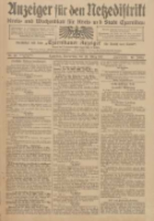 Anzeiger für den Netzedistrikt Kreis- und Wochenblatt für Kreis und Stadt Czarnikau 1912.03.28 Jg.60 Nr38