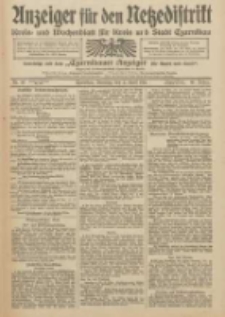 Anzeiger für den Netzedistrikt Kreis- und Wochenblatt für Kreis und Stadt Czarnikau 1912.04.02 Jg.60 Nr40