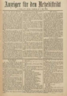 Anzeiger für den Netzedistrikt Kreis- und Wochenblatt für Kreis und Stadt Czarnikau 1912.04.06 Jg.60 Nr42