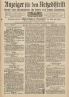 Anzeiger für den Netzedistrikt Kreis- und Wochenblatt für Kreis und Stadt Czarnikau 1912.04.25 Jg.60 Nr49