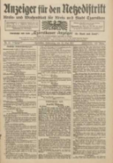 Anzeiger f&uuml;r den Netzedistrikt Kreis- und Wochenblatt f&uuml;r Kreis und Stadt Czarnikau 1912.05.23 Jg.60 Nr61