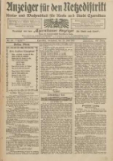 Anzeiger für den Netzedistrikt Kreis- und Wochenblatt für Kreis und Stadt Czarnikau 1912.05.25 Jg.60 Nr62