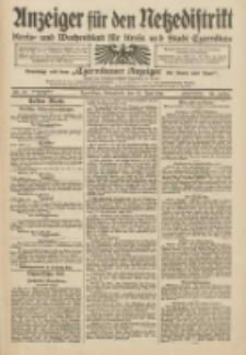 Anzeiger für den Netzedistrikt Kreis- und Wochenblatt für Kreis und Stadt Czarnikau 1912.06.15 Jg.60 Nr70