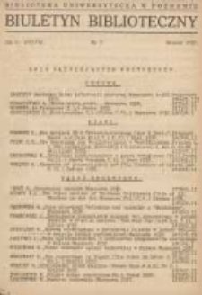 Biuletyn Biblioteczny 1938 marzec R.2 Nr7
