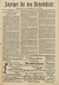 Anzeiger f&uuml;r den Netzedistrikt Kreis- und Wochenblatt f&uuml;r Kreis und Stadt Czarnikau 1912.07.06 Jg.60 Nr79