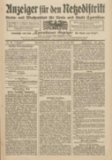 Anzeiger f&uuml;r den Netzedistrikt Kreis- und Wochenblatt f&uuml;r Kreis und Stadt Czarnikau 1912.08.15 Jg.60 Nr96