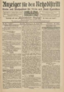 Anzeiger für den Netzedistrikt Kreis- und Wochenblatt für Kreis und Stadt Czarnikau 1912.08.20 Jg.60 Nr98