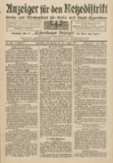 Anzeiger f&uuml;r den Netzedistrikt Kreis- und Wochenblatt f&uuml;r Kreis und Stadt Czarnikau 1912.08.29 Jg.60 Nr102