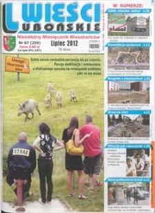 Wieści Lubońskie 2012.07 Nr7(259)