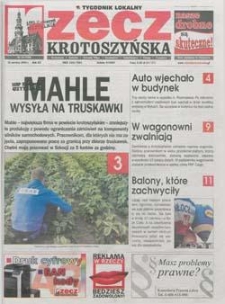 Rzecz Krotoszyńska 2009.06.16 Nr24(739)