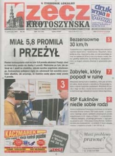 Rzecz Krotoszyńska 2009.10.13 Nr41(756)
