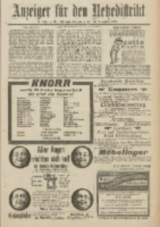 Anzeiger für den Netzedistrikt Kreis- und Wochenblatt für Kreis und Stadt Czarnikau 1912.11.30 Jg.60 Nr142