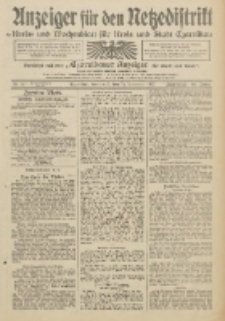 Anzeiger für den Netzedistrikt Kreis- und Wochenblatt für Kreis und Stadt Czarnikau 1912.11.16 Jg.60 Nr137