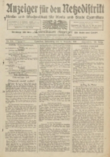 Anzeiger für den Netzedistrikt Kreis- und Wochenblatt für Kreis und Stadt Czarnikau 1912.11.14 Jg.60 Nr136