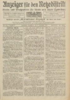 Anzeiger für den Netzedistrikt Kreis- und Wochenblatt für Kreis und Stadt Czarnikau 1912.11.09 Jg.60 Nr134