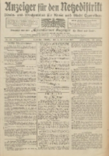 Anzeiger für den Netzedistrikt Kreis- und Wochenblatt für Kreis und Stadt Czarnikau 1912.11.12 Jg.60 Nr135