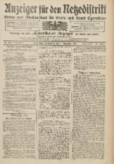 Anzeiger für den Netzedistrikt Kreis- und Wochenblatt für Kreis und Stadt Czarnikau 1912.11.07 Jg.60 Nr133