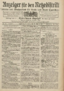 Anzeiger für den Netzedistrikt Kreis- und Wochenblatt für Kreis und Stadt Czarnikau 1912.10.31 Jg.60 Nr129